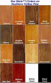 Provincial Or Dark Walnut Wood Stain Colors Pine Stain