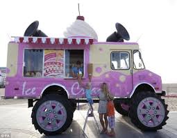 Wait Till You See The Size Of The Flakes Monster Truck Ice Cream Van Set To Tour Britain S Most Popular Resorts Giving Away Free Treats Ice Cream Van Monster Ice Cream