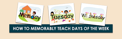 These daily chart printables help kids learn about dates, days of the week, months of the year, weather symbols and the four seasons. How To Memorably Teach The Days Of The Week Child1st Publications