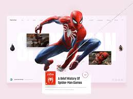 Spider Man Web Design Minimal Web Design Web Design Inspiration