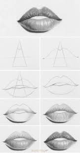 Lär dig hur man ritar ett realistiskt öga! How To Draw Lips 10 Easy Steps Dibujos De Labios Como Dibujar Labios Lapices De Colores Dibujos