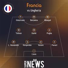 Le formazioni ufficiali di ungheria francia match valido per la seconda giornata del gruppo f di euro2020: Etvkagaev0xlam