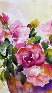 Watercolor is beloved for its soft, dreamy look. Watercolor Painting Of Flowers 750x1334 Iphone 8 7 6 6s Wallpaper Background Picture Image
