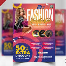 It was created at a4 size with 100% vector elements that you can actually edit. Year End Fashion Sale Flyer Template Download Psd