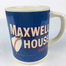Antique Vtg Maxwell House Coffee Cup Mug Usa Ceramic Good To The Last Drop Mi339 Maxwell House Coffee Coffee House Coffee Cups
