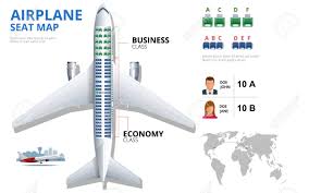 Chart Airplane Seat Plan Of Aircraft Passenger Aircraft Seats