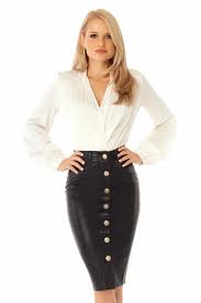 Corinna muza poetului latin ovidiu. Fusta Pretty Girl Tip Creion Kaki Din Piele Ecologica Cu Nasturi Aurii 4 Produse