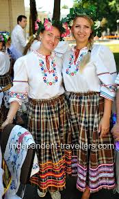 Other significant minority groups in belarus include tatars, roma. Two Attractive Belarusian Women Wear National Dresses Independence Day July 3 Celebration In Gomel Belarus
