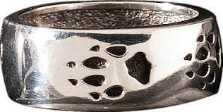 Cabela S Silver Legends Silver Paw Ring Gold Diamond Engagement Rings Pink Sapphire Ring Paw Ring