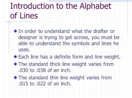 Why is it important to recognize the alphabet of lines? Alphabet Of Lines Ppt Video Online Download