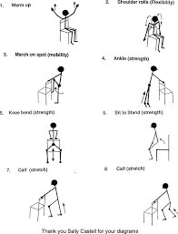 Seated Home Exercise Program Elderly More On Diets And Exercise At Home Exercise Program Senior Fitness Exercise