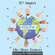 12th August International Youth Day By Preencero Preencero Day August Youth Inspiration Design Develo Youth Day Youth Day Poster International Youth Day