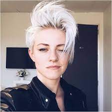 Cool Platinum Pixie Haircut For Thin Hair Ideas Is The First Choice For Many Women Page 5 Chic Cuties Blog Hair Styles Short White Hair Short Punk Hair