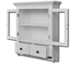 The wall cabinet includes one adjustable shelf that can support up to four gallons of paint. Vidaxl Wall Cabinet With Glass Doors White Wood Ab 148 25 Preisvergleich Bei Idealo De