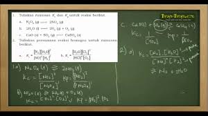 Maybe you would like to learn more about one of these? Rangkuman Materi 44 Contoh Soal Reaksi Kesetimbangan Dan Pembahasannya