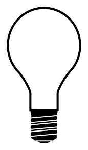 178w x 241h stitches ● design area: Light Bulb 119362 Objects Printable Coloring Pages