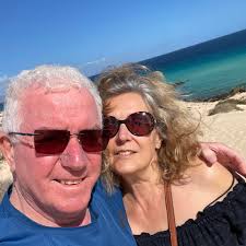 The mercurial manager at Silverhill Brian Allen managing a smile, I think I  spent more time in his office than him, he threw everything that wasn't  nailed down at me, he once