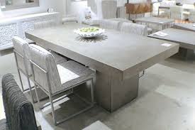 Draw attention to the solid concrete top with a tablecloth or table runner in natural, lightweight fabrics, such as linen and jute. 83 L Dining Table Desk Solid Concrete Cement Modern Sealed Indoor Outdoor Ebay