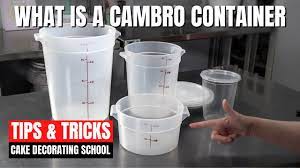 What is a Cambro container [ Cake Decorating For Beginners ] 