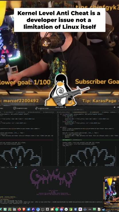 How to compare the video with the techniques to cheat a livello of the Linux kernel with the cheat DMA hardware of Windows