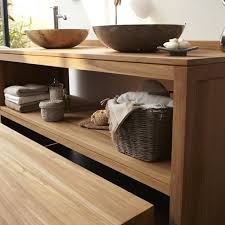 Waschtisch Aus Holz Und Andere Rustikale Badezimmer Ideen In 2021 Rustic Bathrooms Wooden Vanity Wood Deco