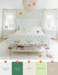 Green bedroom ideas do not always need to involve green paint (although i love the mint green bedroom paint in my teen step daughters old bedroom).you will see in that post that the mint green walls coordinated perfectly with the white and green bedding. 20 Dreamy Bedroom Color Schemes Shutterfly