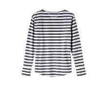 0 5 soyez le premier à nous donner votre avis. Petit Bateau T Shirt Ml Femme Raye En Jersey Flamme