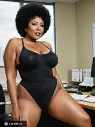Black ebony granny with saggy tits cooking and smiling in the office |  Pornify – Generate AI Porn
