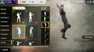 A player can choose six emotes at a time in the game. How To Equip Free Emotes In Free Fire Bigboygadget
