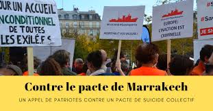 Comme plusieurs commentateurs le rappellent, il faut aussi avoir en tête que les principes édictés par le pacte visent la totalité des pays signataires (plus de 150). Si Rien N Est Fait La France Va Signer Le 10 Decembre Prochain A Marrakech Un Pacte Mondial Sur Les Migrations Qui Est Mortifere Pour La France Il Est Temps De Dire Non