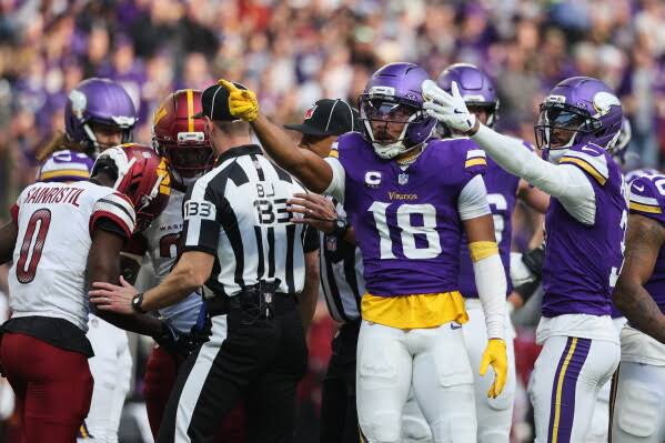 Vikings value Jefferson's impact in rocky season, despite his lagging  production | AP News