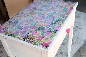 How To Use Mod Podge On Fabric Tutorial Petticoat Junktion In 2020 Mod Podge Fabric Mod Podge Furniture Wood Furniture Diy