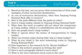 Tugas bahasa indonesia kelas xii halaman 29 buku paket semester 1 kurikulum 2013. Kunci Jawaban Soal Bahas Inggris Chapter 4 Task 2 Halaman 54 Saifullah Id