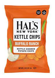 Check spelling or type a new query. Amazon Com Hal S New York Kettle Cooked Potato Chips Gluten Free Buffalo Ranch 2 Oz Bag Pack Of 24