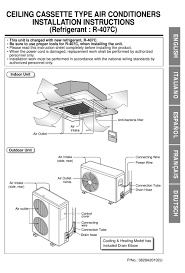 Tower ac wiring diagram refrence wiring diagram lg split ac refrence. Lg Ceiling Cassette Type Air Conditioners Installation Instructions Manual Pdf Download Manualslib