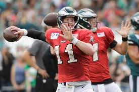 the eagles are committed to carson wentz but still plan to