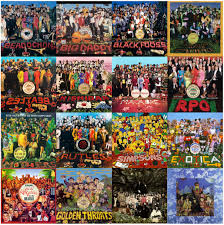 At number 1 on the billboard top lps chart in the us. Travelmarx The Beatles Sgt Pepper S Lonely Hearts Club Band Album Cover Parodies