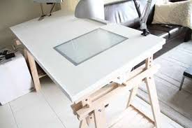 The Ikeahacked Adjustable Angle Drawing Table Drawing Table Ikea Standing Desk Drawing Desk
