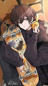 Female anime character sitting on chair wallpaper, anime boys. Globuldub Waves Lofi Anime 15 Cute Anime Character Anime Neko Anime Drawings Boy