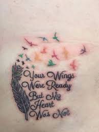 Check out our wings fake tattoo selection for the very best in unique or custom, handmade pieces from our shops. Your Wings Were Ready But My Was Not Feather Tattoos Tattoo Quotes Butterfly Tattoo