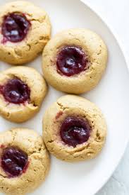 Vegan Peanut Butter Jelly Thumbprint Cookies Vegan Richa Recipe In 2020 Vegan Cookies Easy Vegan Cookies Vegan Dessert Recipes
