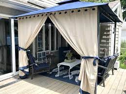 Diy Gazebo Curtains Diy Gazebo Patio Shade Diy Patio Curtains