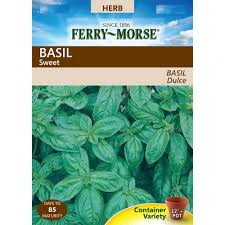 Maybe you would like to learn more about one of these? Ferry Morse Basil Sweet Seed X7333 The Home Depot