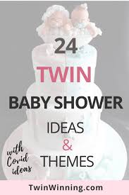 Twin Baby Shower Ideas 24 Unique And Fun Themes Twin Winning Twin Baby Shower Theme Twin Baby Shower Gifts Twins Baby Shower