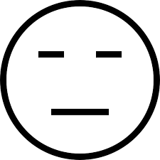 There are 146 emojis tagged 'face' in the standard unicode emoji list. Neutral Face With Straight Lines Of Eyes And Mouth In Circle Outline Free Icon Of Hawcons Emoji Stroke