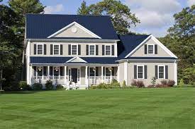 See more ideas about metal roof, house exterior, blue roof. 29 Dark Blue Metal Roofs Ideas In 2021 Metal Roof House Exterior House Styles