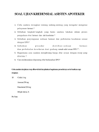 Maybe you would like to learn more about one of these? Soal Tes Asisten Anestesi Jawabanku Id