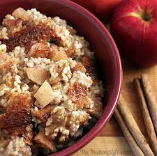 Overnight, Slow Cooker, Apple Cinnamon Steel-Cut Oatmeal