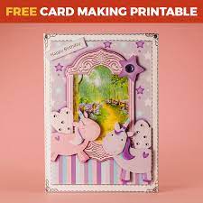 Sub out the imagery with your photos. Free Card Making Downloads Craft With Sarah