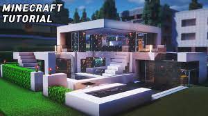 This is a pool located at my minecraft house, it is in the desert so i thought a pool would be nice, i added the diving board for fun. How To Build A House In Minecraft Modern Pool House Tutorial Easy Minecraft 21 Youtube